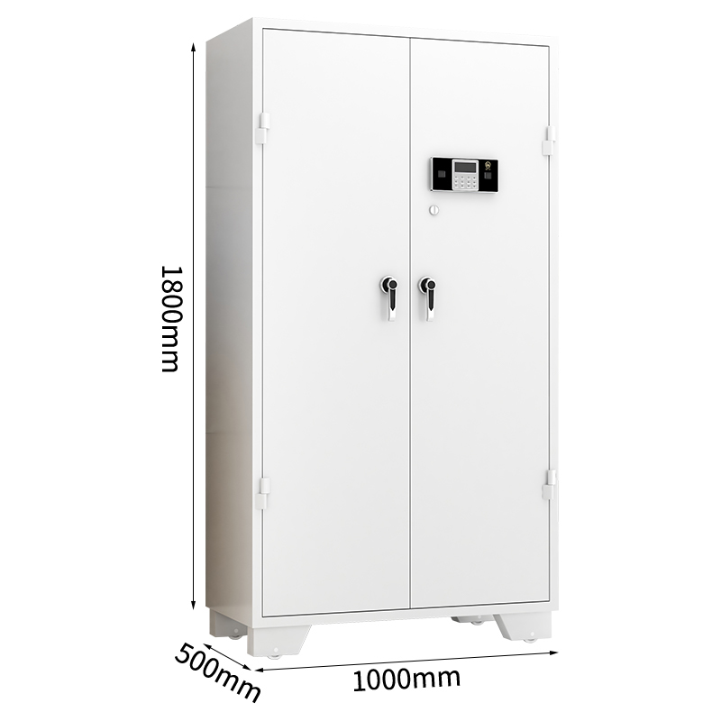 臻远ZY-QXG-03 管制器械存放柜加厚密码锁铁皮柜灰白色 1000*500*1800高清大图