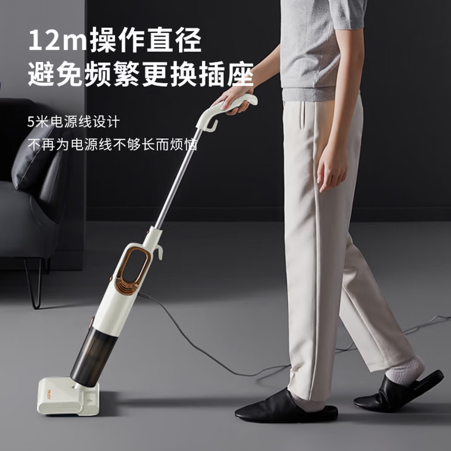 澳得迈AODMA强力手持无线吸尘器轻便高效大吸力除螨设计家用保洁神器高清大图