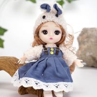 8分bjd17厘米可爱芭比娃娃公主套装衣服可换装13关节公主女孩玩具 WA-C 单买娃娃衣服
