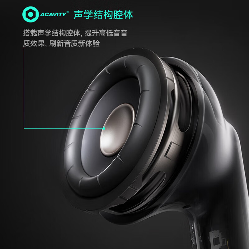 塞那无线降噪耳机主动降噪HiFi音质轻盈舒适佩戴久不累高清大图