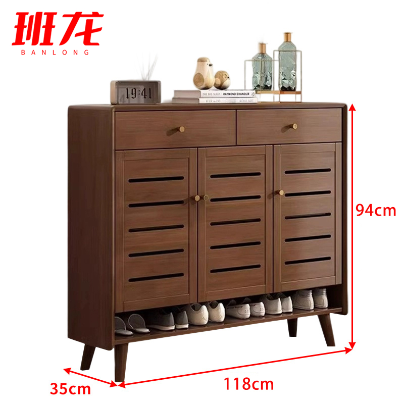 班龙鞋柜收纳柜118*35*94cm个高清大图