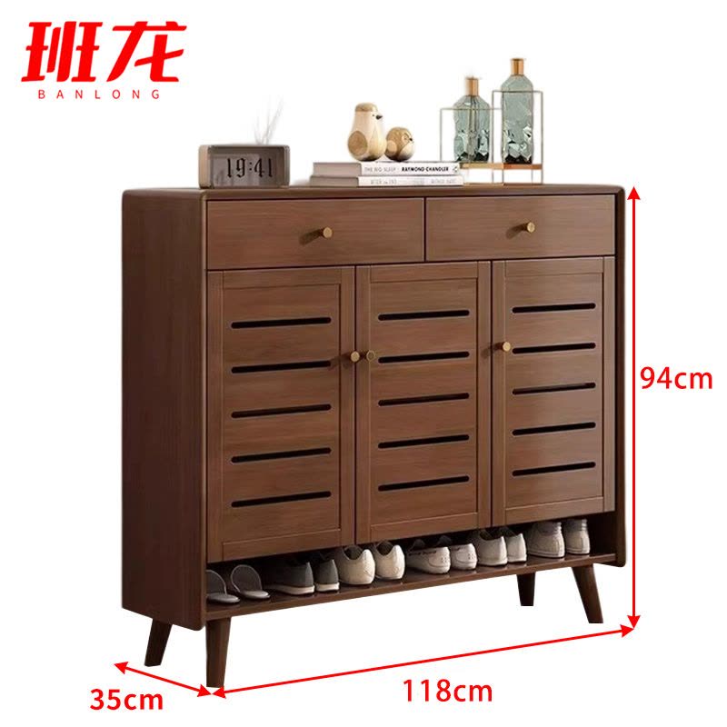 班龙鞋柜收纳柜118*35*94cm个图片