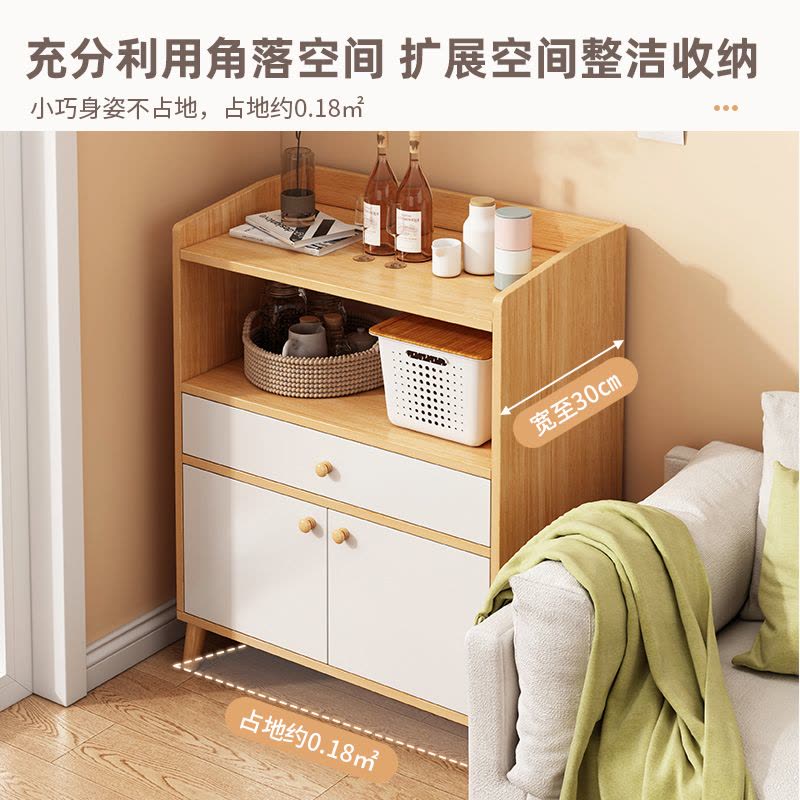 餐边柜橱柜茶水柜置物柜家用靠墙边柜客厅立柜收纳架小柜子储物柜矮柜餐边柜图片