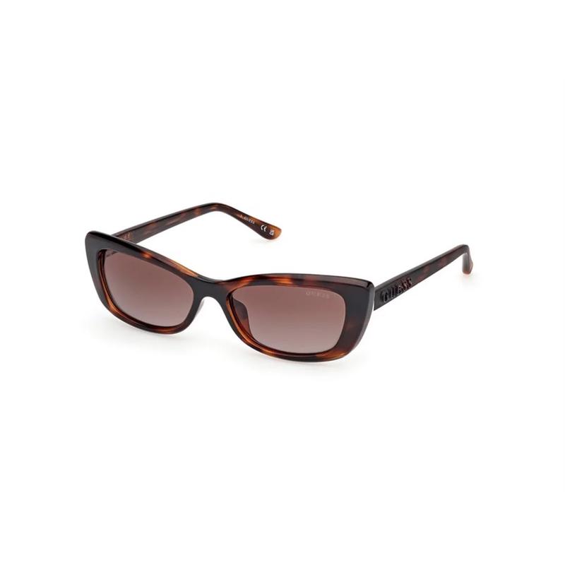 GUESS中性潮牌 acetate材质渐变棕框太阳镜深棕玳瑁纹理 Havana