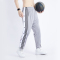 篮球排扣裤高街直筒阔腿扣裤全开运动侧开纽扣裤春秋大码女裤子男