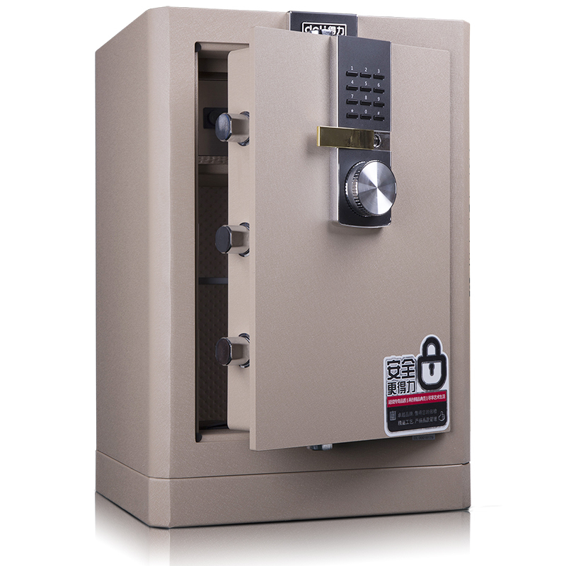 得力4043电子密码保险柜h630黑色1台组计量单位台