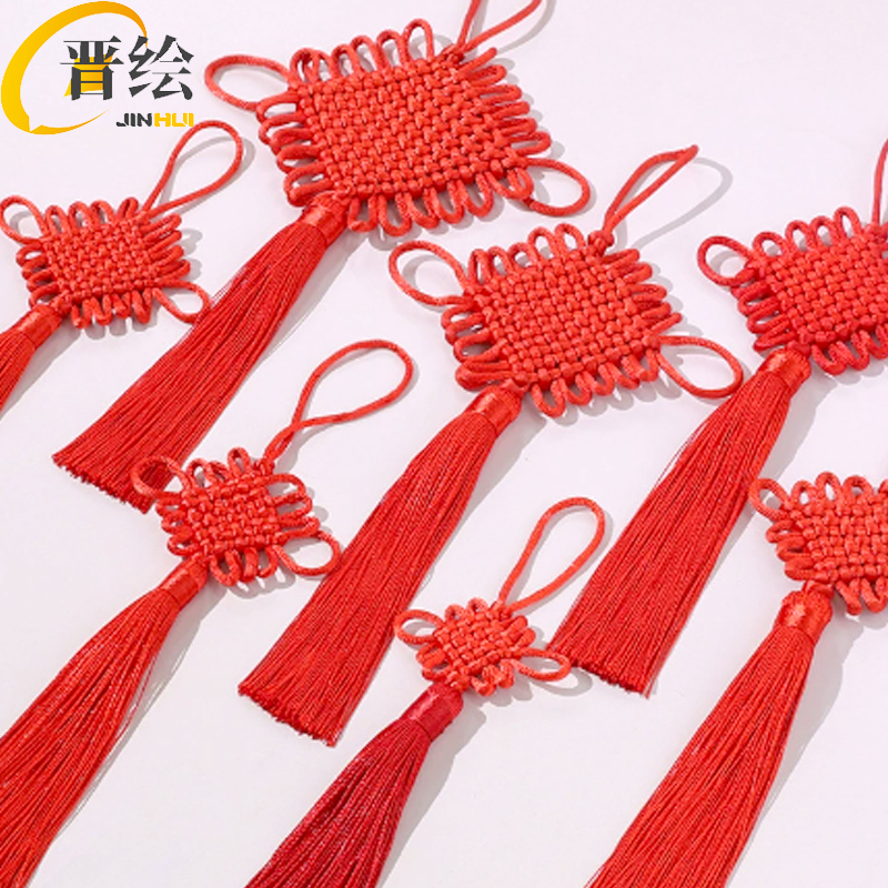 晋绘 中国结挂件 48*92cm 个高清大图