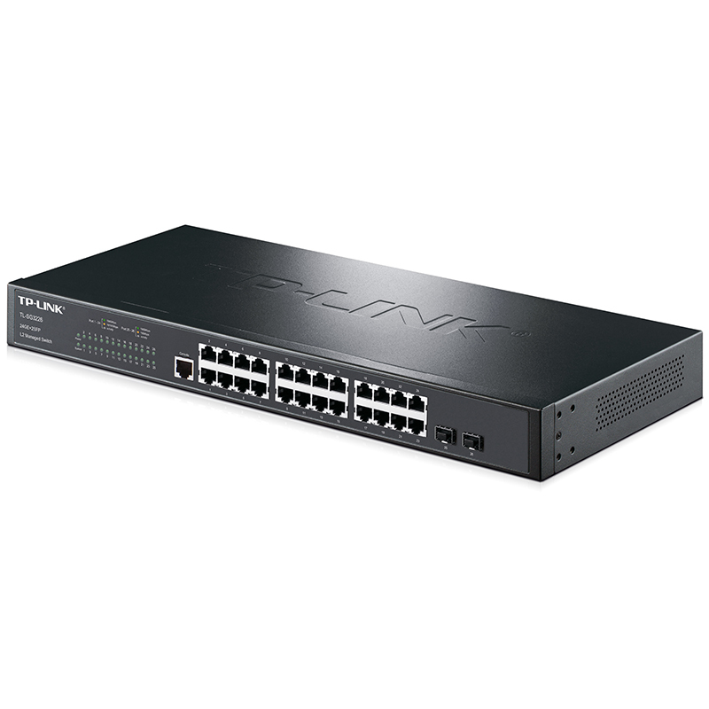 TP-LINK SG3226 24口千兆二层网管核心交换机 2千兆光纤口