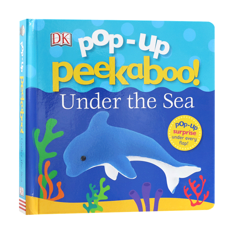[醉染正版]DK躲猫猫海底认知立体纸板书 英文原版儿童科普 Pop Up Peekaboo Under The Sea高清大图