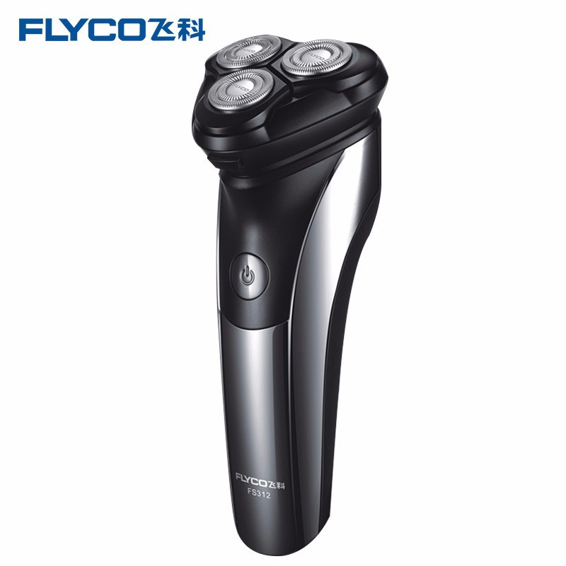 飞科 (FLYCO)电动剃须刀 FS312 电源线式充电 三刀头刮胡刀 单个装