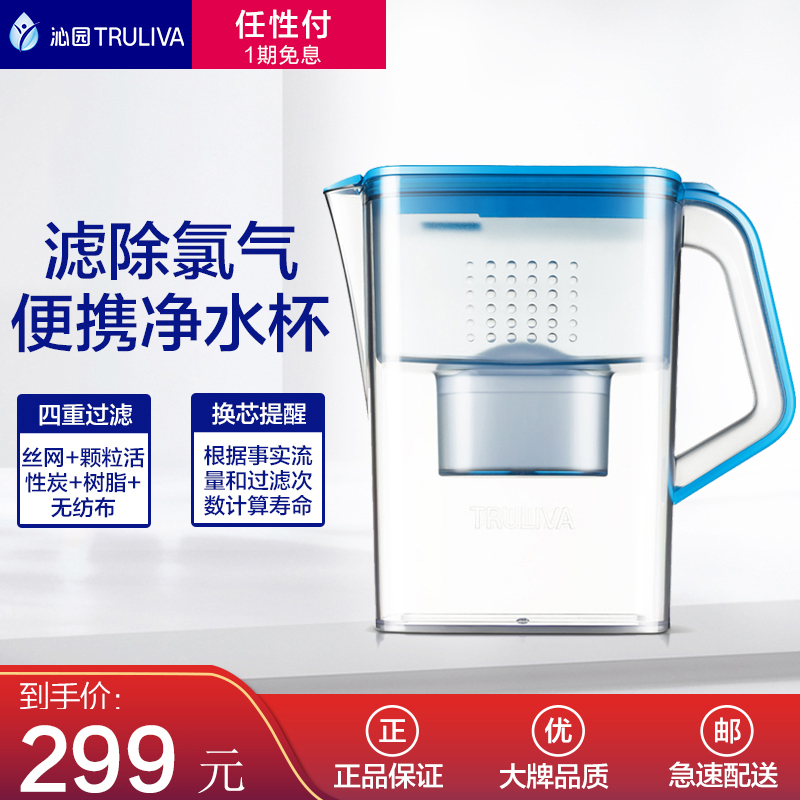 沁园(QINYUAN) LSJ583净水壶家用台上式大流量过滤水壶净水器厨房自来水非直饮过滤器便携净水杯