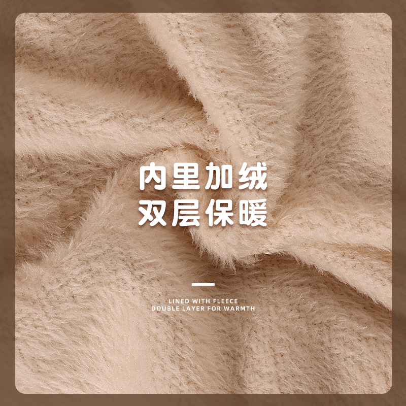 儿童帽子2024新款冬季男女童护耳毛球雷锋帽显脸小防寒保暖针雷防高清大图