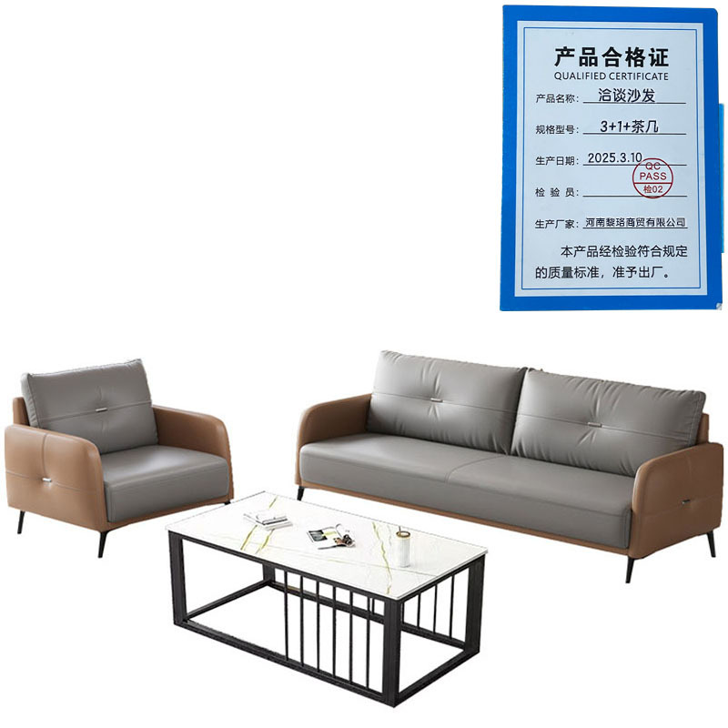 芙瑞塔洽谈沙发3+1+茶几张