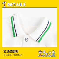 史努比童装儿童T恤夏季新款男童polo衫小男孩休闲短袖上衣
