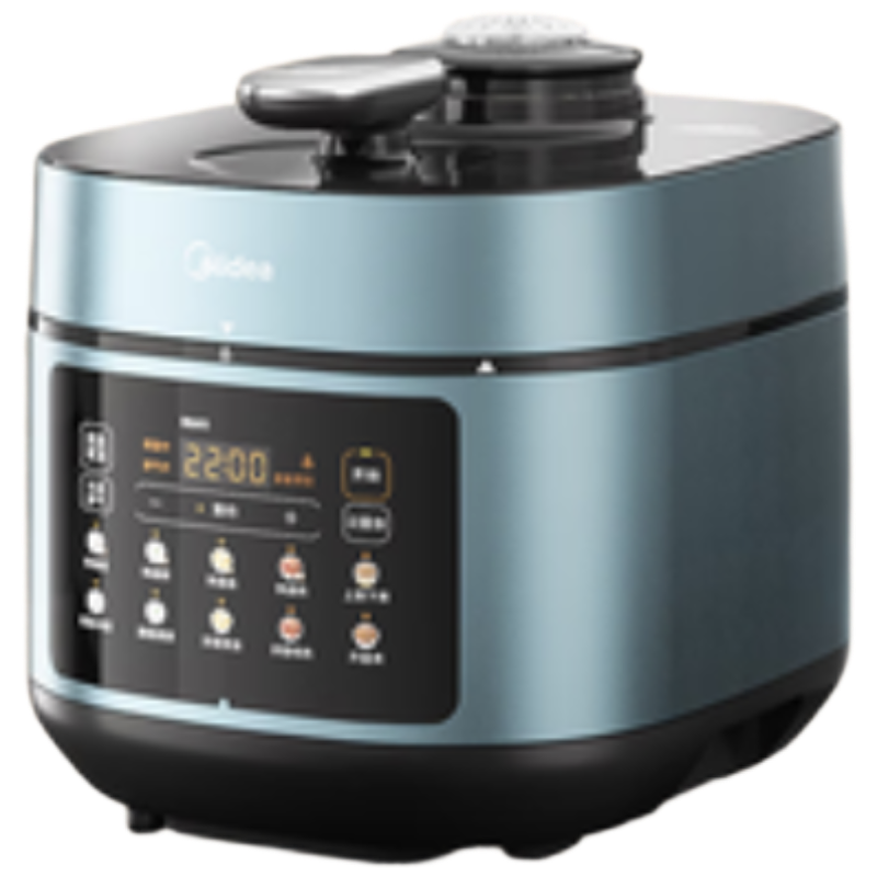 美的(Midea)浓香电压力锅健康0涂层钢胆高压锅5L双胆家用智能预约触控煲汤炖肉煮饭饭煲 MY-C552N ZH