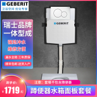 GEBERIT吉博力蹲便器水箱隐藏暗装厕所家用挂墙卫浴水箱蹲坑入墙式