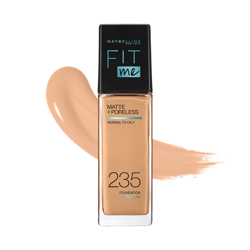 美宝莲(Maybelline)定制柔雾粉底液235 30ML 油皮亲妈