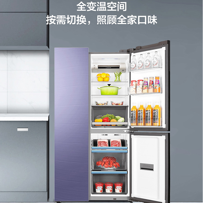 海尔(Haier)501升侧T嵌入冰箱 侧T新格局 全变温空间 EPP超净系统 BCD-501WLHTS79V1U1