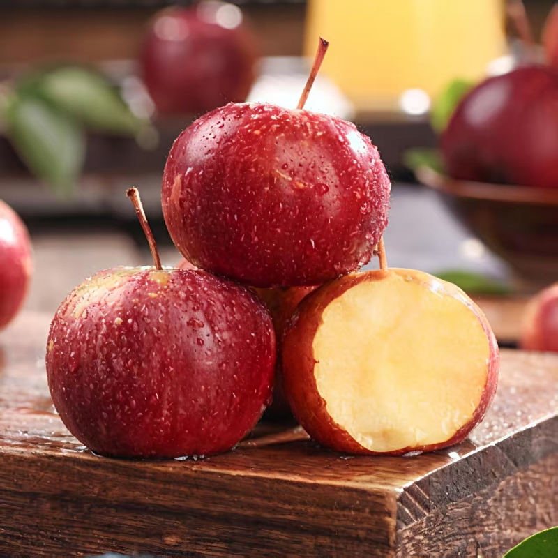 [西沛生鲜]东北龙丰果 净重2斤 单果40g+ 大秋果新鲜水果当季海棠果沙果酸甜特产小苹果整箱高清大图