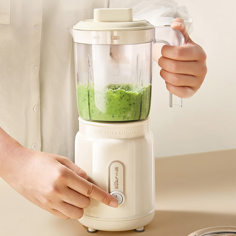 小熊料理机600ml一键操作轻松安装米黄色LLJ-C06W5高清大图