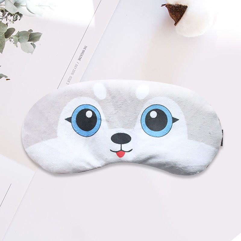 随机款精品眼罩无赠品韩国卡通眼罩睡眠女冰袋儿童可爱夏季冰敷遮光
