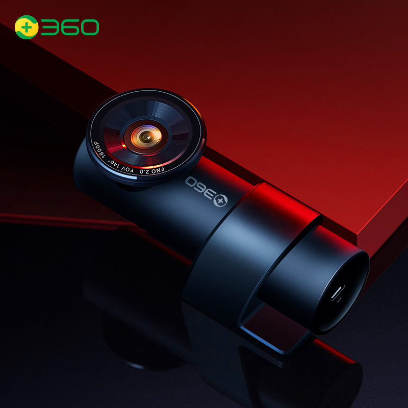 360 行车记录仪K600+TF卡32G套装 1600P超清影像 GPS 语音控制 缩时录影手机无线连