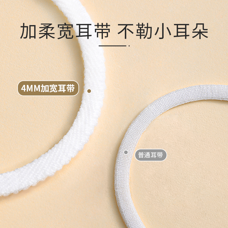 婴儿童口罩新生3d立体宝宝0-6月12月专用1一3岁小孩 婴幼儿口耳罩