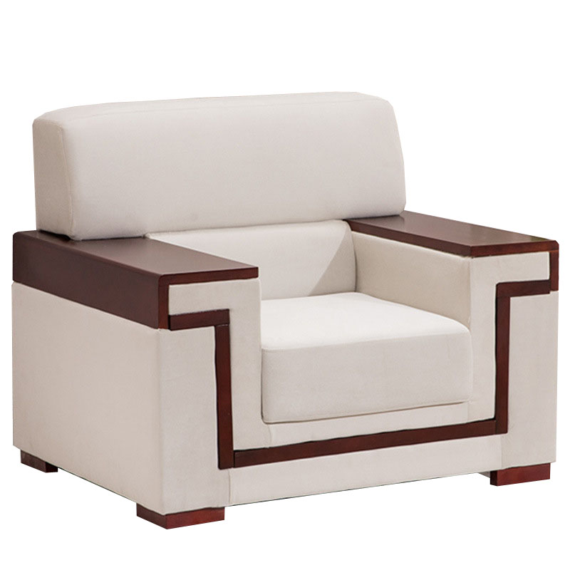 锦北接待沙发会议沙发商务洽谈沙发新中式大会堂会客沙发 A款组合高清大图