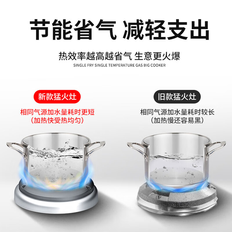史蒂芬(stevison)单炒单温燃气大锅灶 电压220V功率550W 锅径500mm配1个炒锅天然气/液化气可选 20高清大图