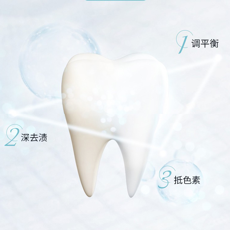 舒客(Saky) 洁白细护小苏打牙膏105g*3支(清爽柠檬香型)高清大图