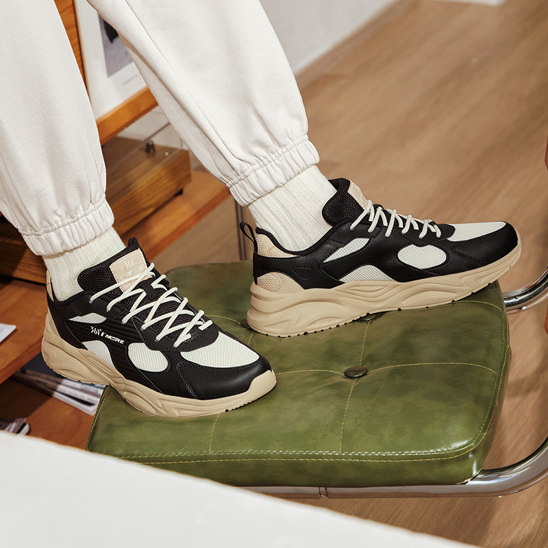 361°男鞋运动鞋男新款网面透气轻便休闲鞋潮流老爹鞋鞋子高清大图