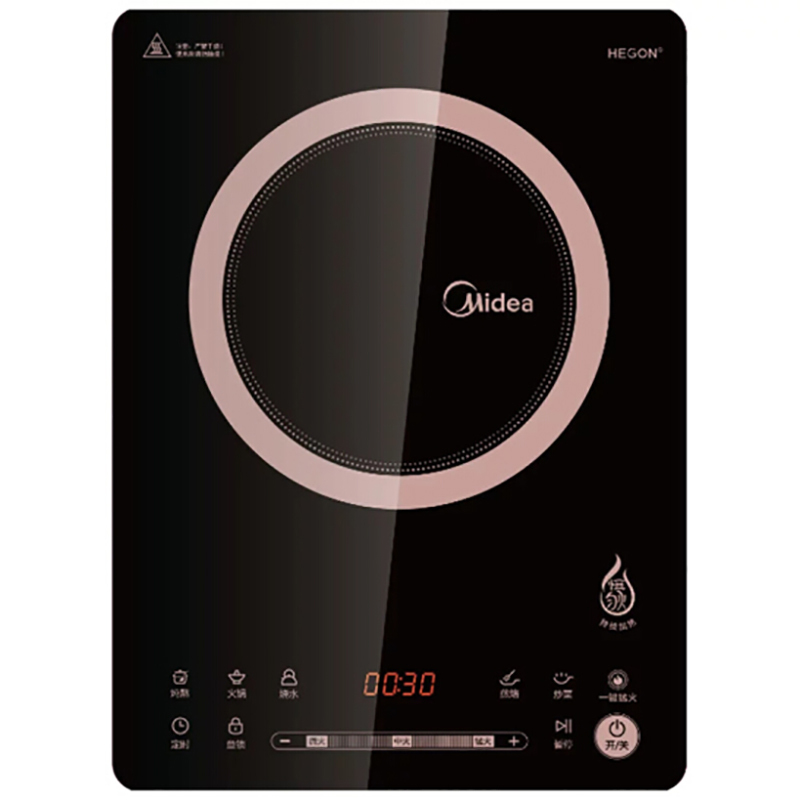 美的（Midea）C21-RH2162 电磁炉一键触控多功能家用可定时蒸煮