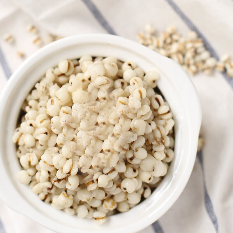 燕之坊薏仁米洁白光润颗粒饱满大小均匀品相完好煮食不易散410g高清大图