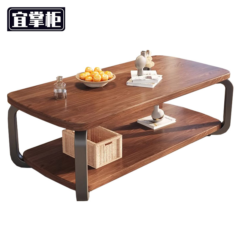 宜掌柜 钢木茶几高清大图