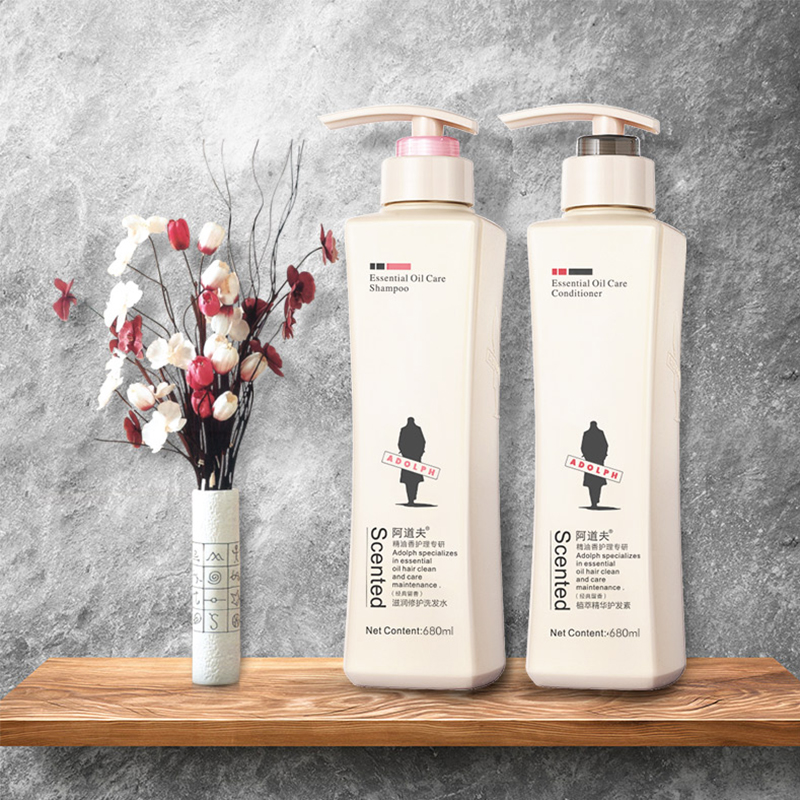 阿道夫 精油洗护大容量组合轻柔丝滑680ml+植萃精华680ml高清大图