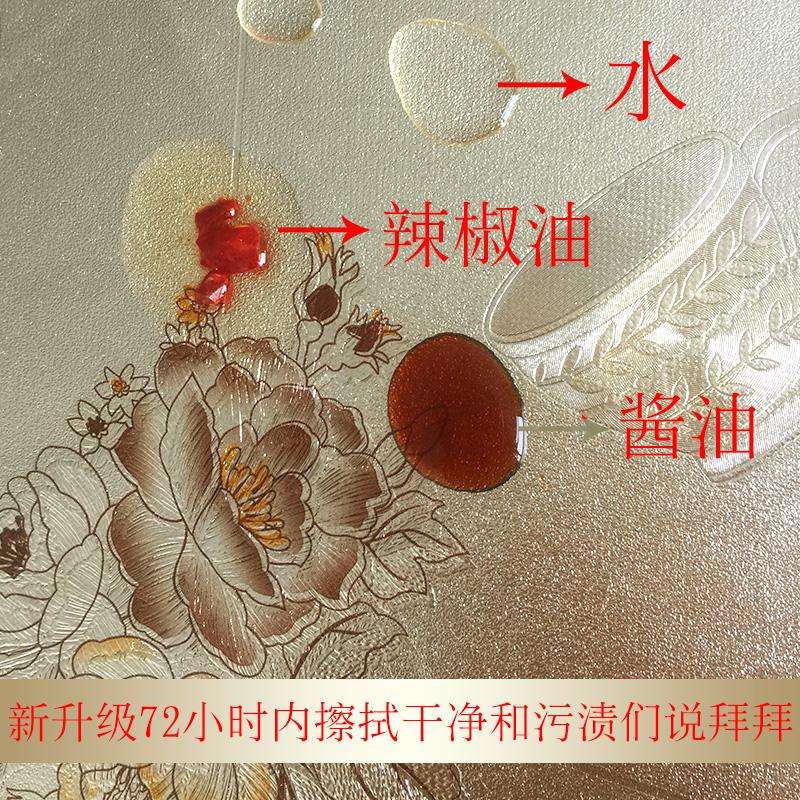 家柏饰(CORATED)桌布防水防油防烫免洗pvc餐桌布布艺欧式圆形长方形台布茶几垫高清大图