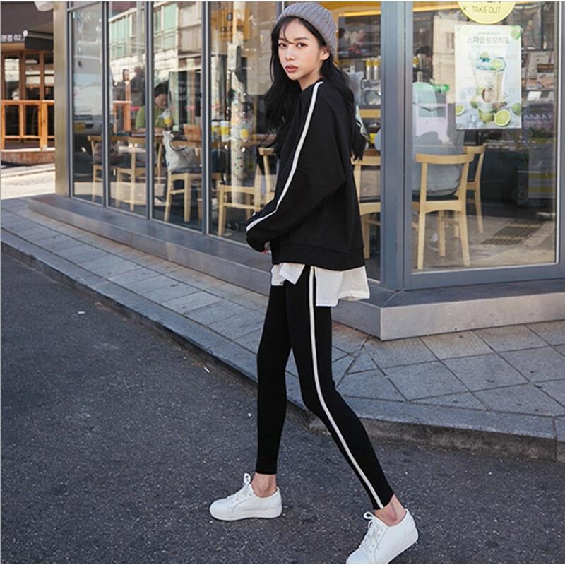 迪鲁奥(DILUAO)LYL 孕妇装套装秋季卫衣两件套新款时尚孕妇运动套装孕妇卫衣+托腹裤两件套B762-48