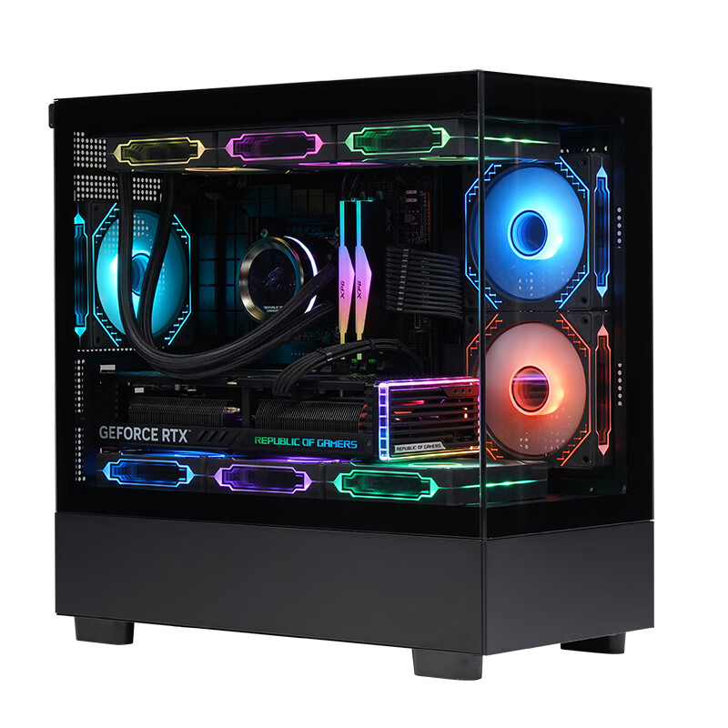 i9 14900KF/RTX5060Ti 8G独显32G DDR4/DDR5内存水冷散热DIY组装机台式电脑吃鸡游戏直播高配游戏主机设计办公电脑5060Ti主机高清大图