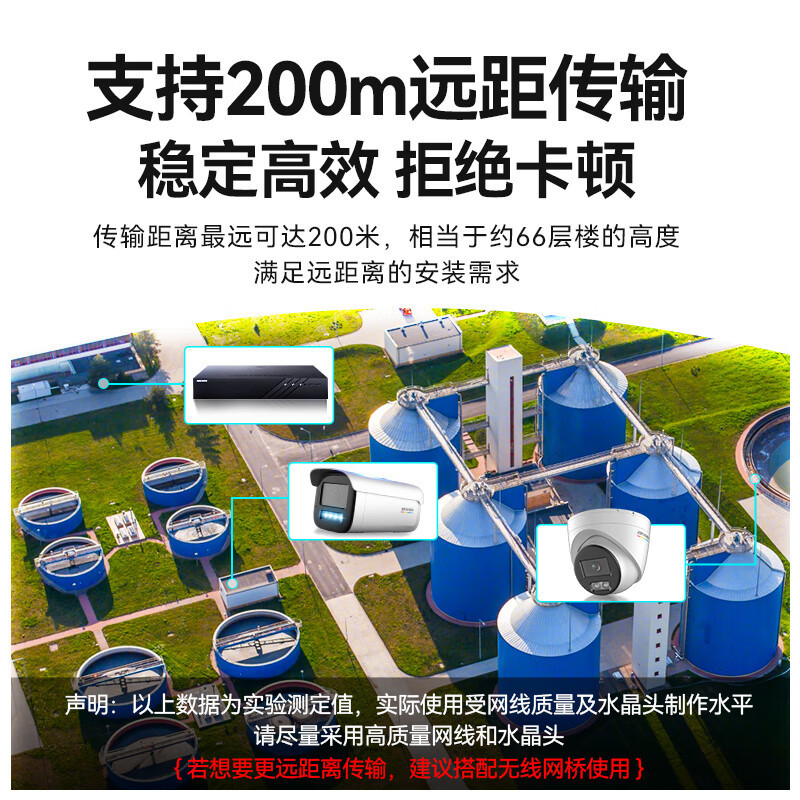 海康威视 32路 R系列高性能4盘位录像机+6T硬盘*2 高清安防监控主机