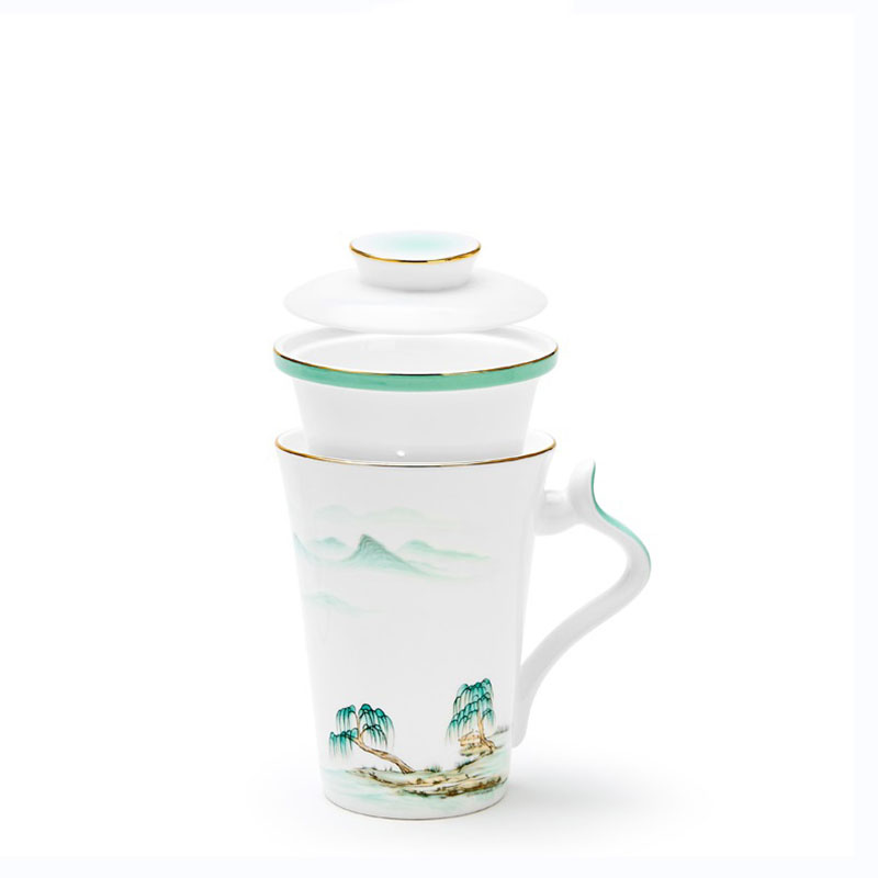 玛戈隆特 西湖盛宴滤茶杯旅行三件套装 400ml 1.94.44307高清大图