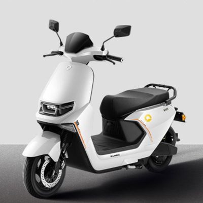 新日电动摩托车两轮 陆行M3 72V35Ah石墨烯铅酸电池 前后碟刹 1000W电机 曙光白 72V35Ah石墨烯包邮