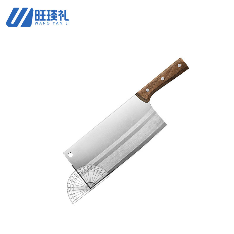 旺琰礼 不锈钢菜刀 全长30.5cm刃长19.5cm宽9.5cm/把高清大图