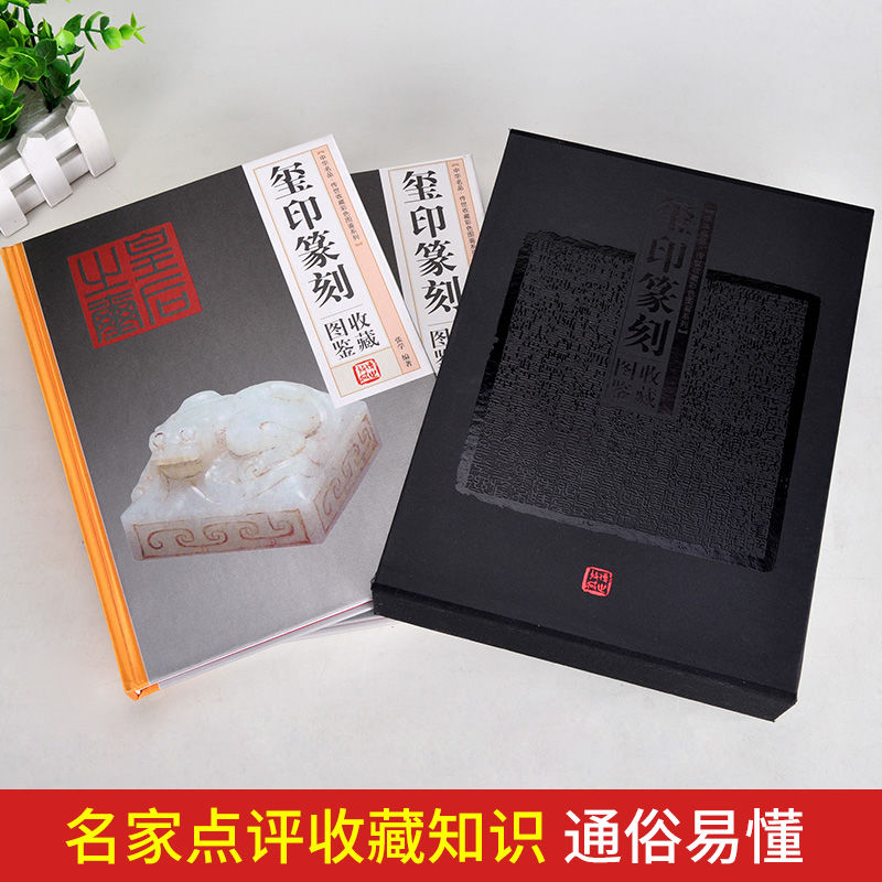 [正版]玉玺篆刻鉴赏全套2册 精装彩色铜版中国玺印篆刻通史聚珍古玺印图典印章印谱大图示君匋艺术院藏三家名印二百品中国书高清大图