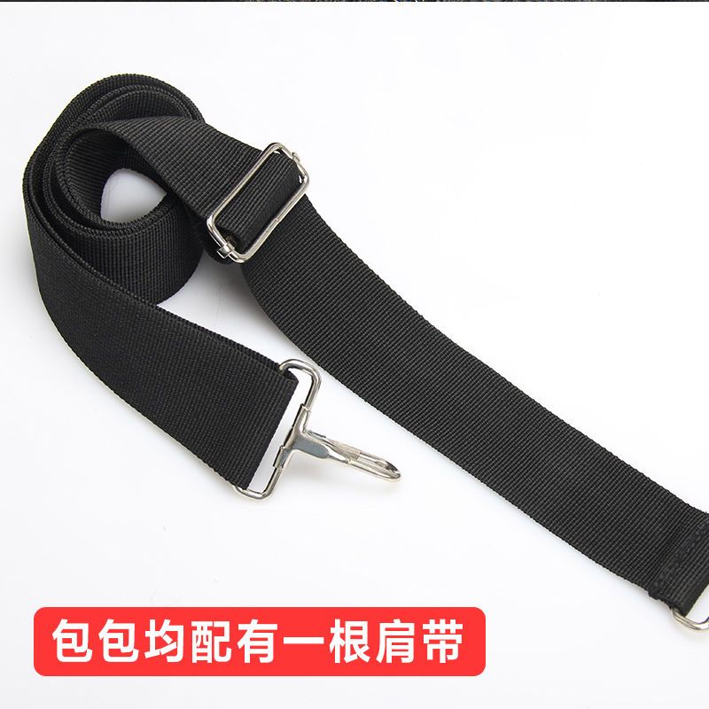 商务男士公文包帆布手提包牛津手拿文件业务工作电脑包大容量办公 黑色 [小号]14寸