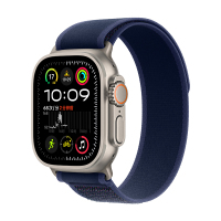 MXDG3CH/B Apple Watch Ultra 2 蜂窝 49 毫米原色钛金属表壳 蓝色野径回环式表带-M/L