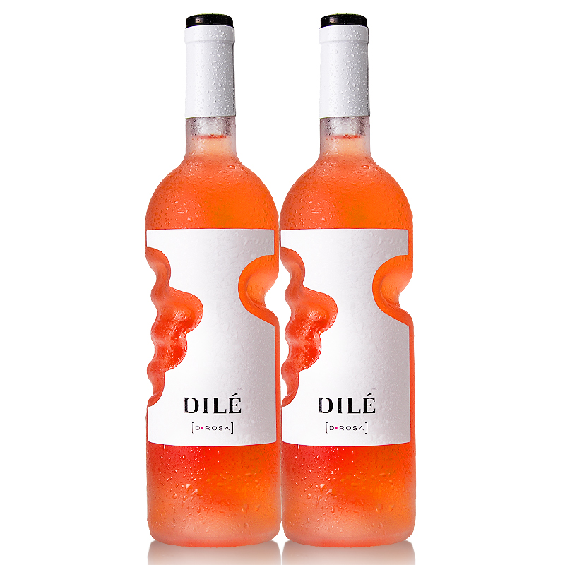 上帝之手dile 意大利天使之手原瓶进口红酒 帝力桃红葡萄酒 750ml*2