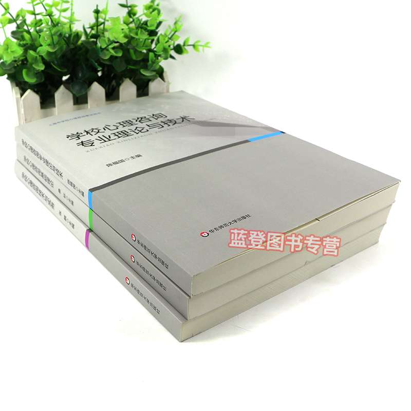 [醉染正版]学校心理咨询考试培训用书全3册 学校心理咨询基础理论技术与实务专业理论与技术上海市学校心理咨询考试用书华东师高清大图