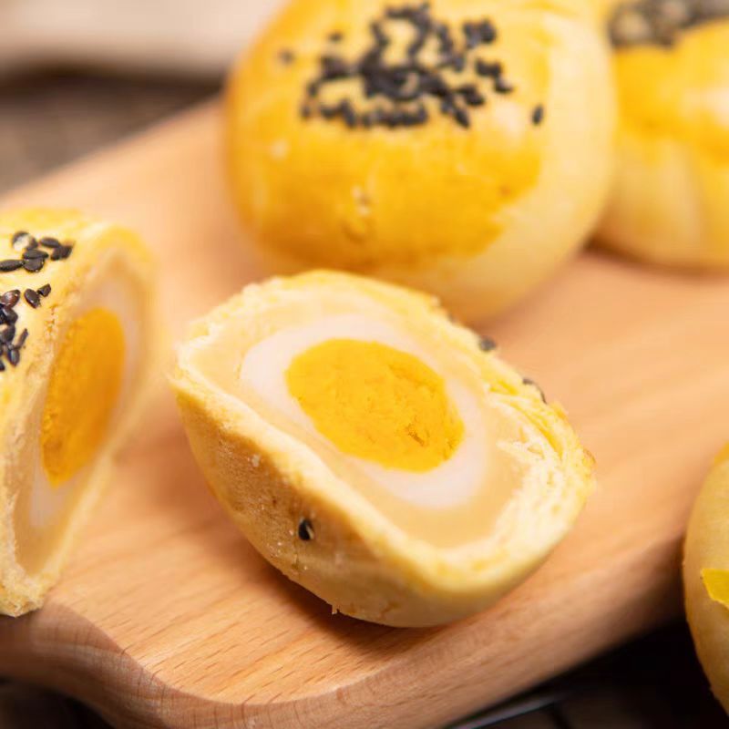 [1盒装]稻香村芝士味蛋黄酥110g/盒咸蛋黄酥糕点心零食团购送礼品早餐高清大图