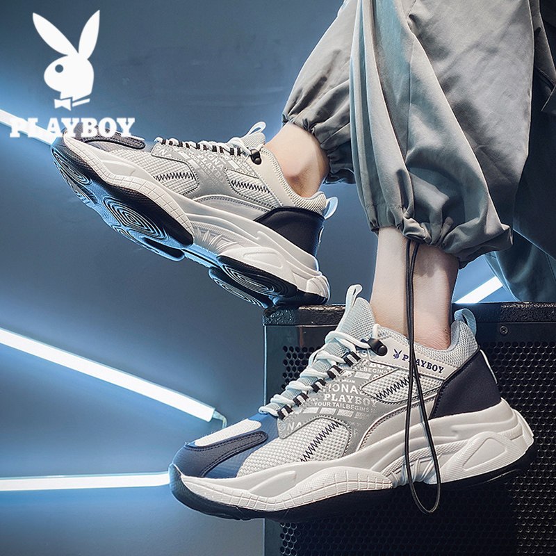 花花公子男鞋港风老爹鞋韩版潮流休闲百搭运动跑步鞋子男潮鞋帅气潮牌