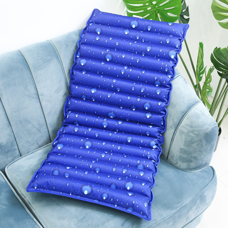 夏季冰垫坐垫凉垫汽车水垫降温椅垫夏天水床垫凝胶透气学生冰凉枕 大坐垫90*48cm深水珠+送冰晶送赠品